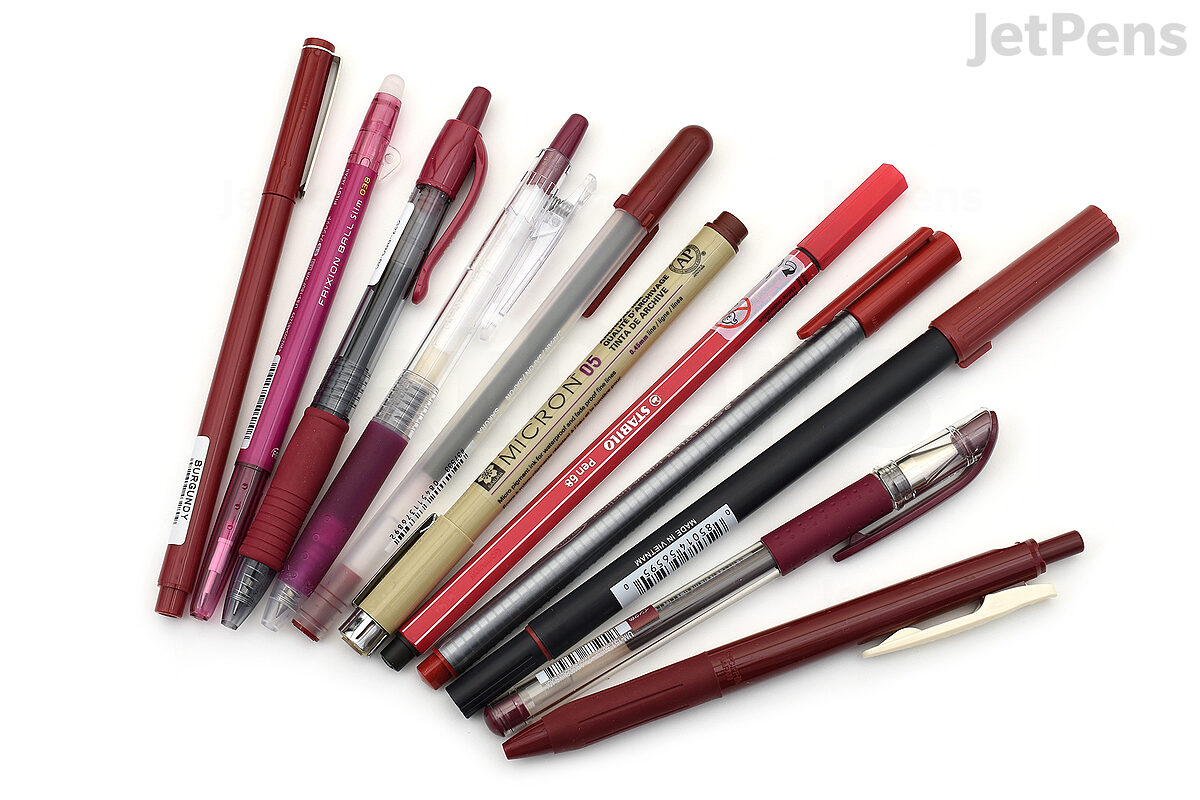 JetPens Red Grading Pen Sampler