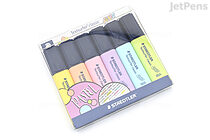 Staedtler Textsurfer Classic Highlighter Pen - 6 Pastel Color Set A - STAEDTLER 364 CWP6
