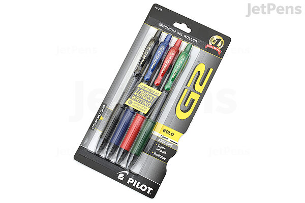 Pilot G2 Gel Pens in Premium Blue - Pack of 12, Bold