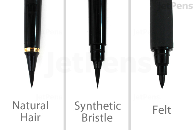 Brush Pen Tip Types
