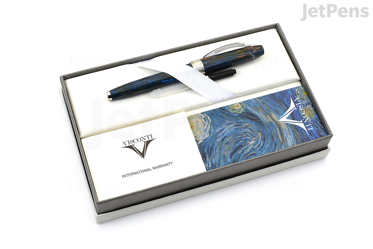 kruis Mos duidelijk Visconti Van Gogh Fountain Pen - Starry Night - Fine Nib | JetPens