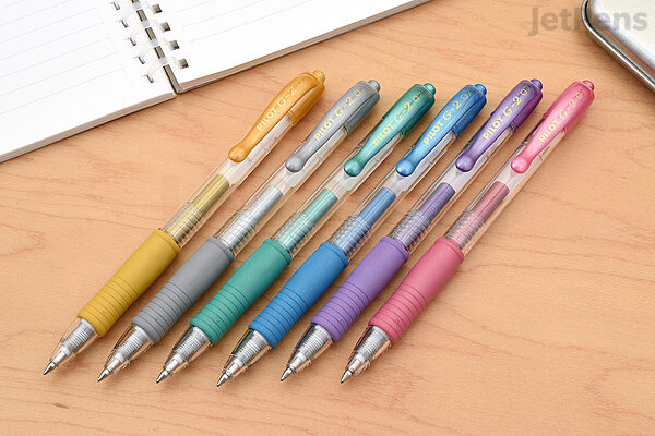 Pilot G2 Retractable Pens, Extra Fine Point, Assorted Colors - 5 pack
