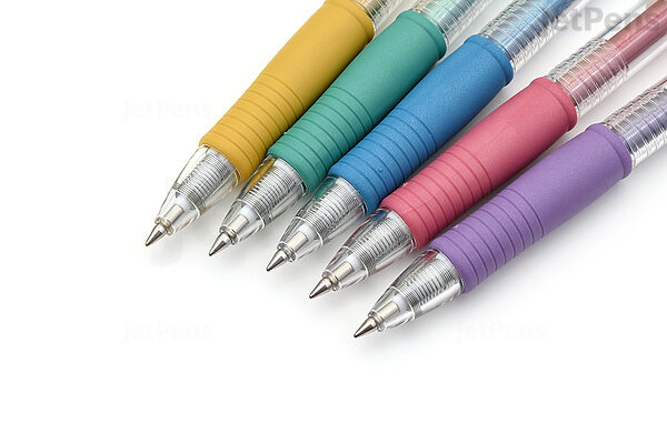  Pilot G2 07 Retractable Gel Ink Rollerball Pens - 0.7mm Fine  Nib - Bright Set of 6 : Office Products