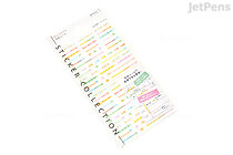 Midori Planner Stickers - Removable - Arrow - Pastel - MIDORI 82458006