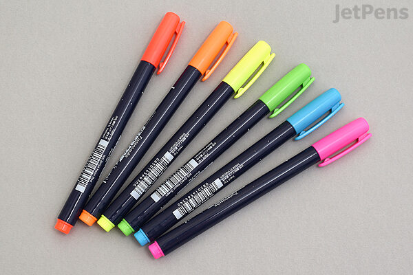 Tombow Fudenosuke Hard Tip Brush Pen Colors - John Neal Books