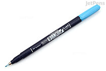 Tombow Fudenosuke Brush Pen - Hard - Neon Blue - TOMBOW 56434