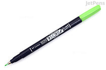 Tombow Fudenosuke Brush Pen - Hard - Neon Green - TOMBOW 56433