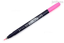 Tombow Fudenosuke Brush Pen - Hard - Neon Pink - TOMBOW 56435