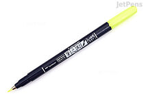 Tombow Fudenosuke Brush Pen - Hard - Neon Yellow - TOMBOW 56436