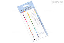 Cluster Japan Pitta Index Tab Sticky Notes - Memo 2P - Neon