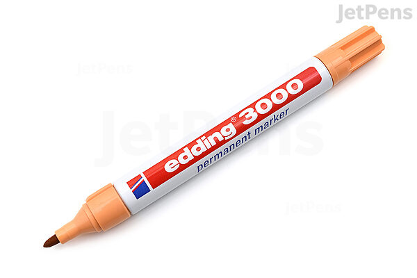  Edding 3000 Bullet Permanent Marker - Light Orange