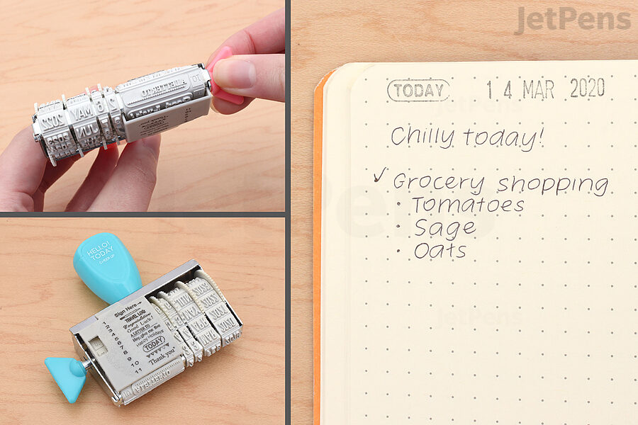 C. Ching Stationery Rubber Date Stamps