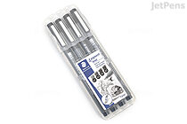 Staedtler Pigment Liner Marker Pen - Set of 4 Line Widths - Black - STAEDTLER 308 A6 WP404