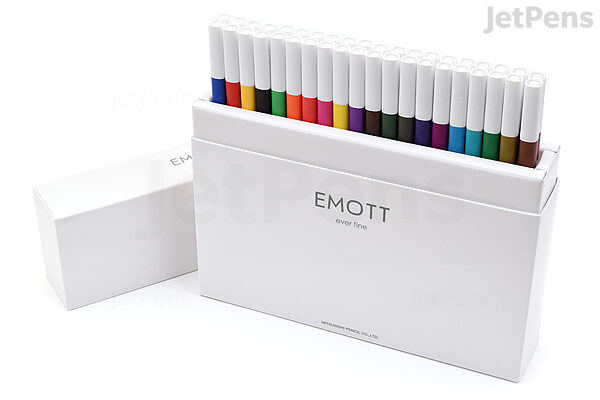 Uni Emott Sign Pen 0 4 Mm 40 Color Set Jetpens