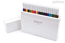 Uni EMOTT Sign Pen - 0.4 mm - 40 Color Set - UNI PEMSY40C