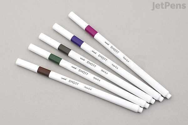Emott Fineliner Pen Set Vintage Color, 5-Colors