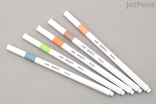 Emott Fineliner Pen Set Nature Color, 5-Colors
