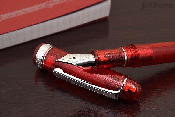 Platinum 3776 Century Fountain Pen - Carnelian with Rhodium Trim - 14k ...