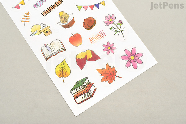 Pine Book My Journal Sticker - Decoration - Autumn | JetPens