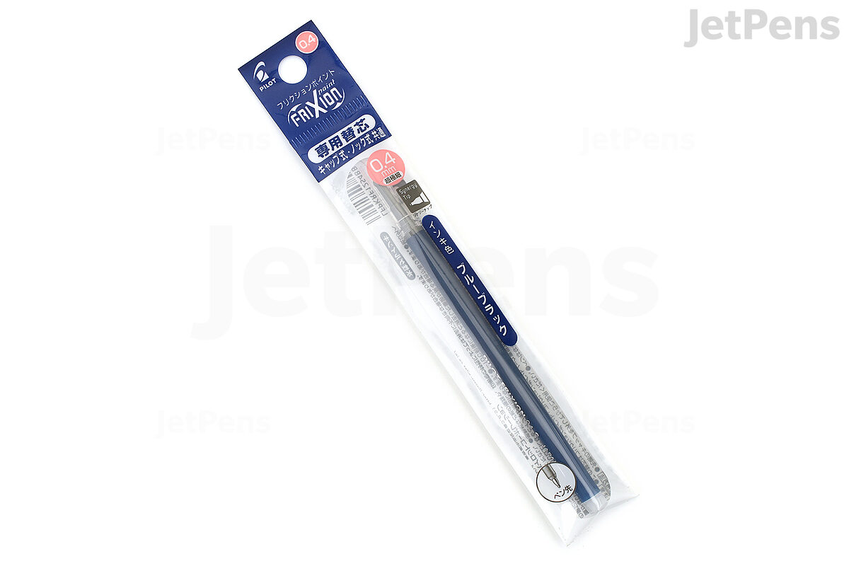Pilot Gel Ink Refill for FriXion Erasable Gel Pen Fine black-red-blue 9-Pack