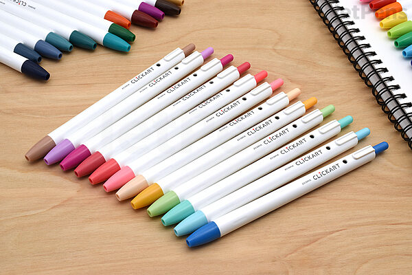 Zebra Clickart Knock Sign Pen 48 Color Set - Limited Edition