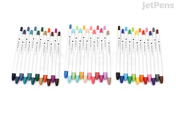 ZEBRA CLiCKART knock-type water-based color pens - 36-color set  OTHERS-ZEBRA-K-WYSS22-36C – gute gouter