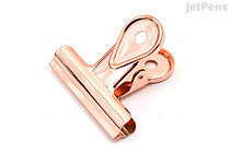 C. Ching Bulldog Letter Clip - 50 mm - Rose Gold - CCHING CC-167A