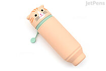 Lihit Lab Smart Fit PuniLabo Stand Pen Case - Tabby Cat - LIHIT LAB A-7712-11