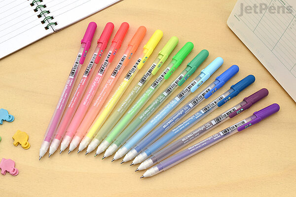 3D Jelly Pen Set,12 Colors Glossy Jelly Ink Pen Fluorescent Glitter Gel  Pens, Highlighters Glitter Gel Pens DIY Fluorescent Painting Pen for  Writing