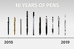 10 Years of Pens: 2010 - 2019