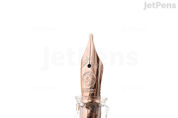 TWSBI Diamond 580 Fountain Pen Smoke Rose Gold II - Stub 1.1mm