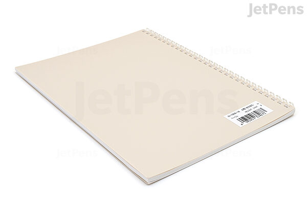 Lihit Lab Pastello Twist Ring Notebook - Semi B5 - Lined - Beige
