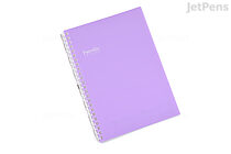 Lihit Lab Pastello Twist Ring Notebook - A5 - Lined - Purple - LIHIT LAB N-1958-10