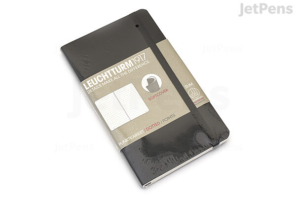 Leuchtturm1917 Softcover Notebook - Pocket (A6) - Black - Dotted