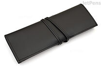 Saki P-660 Roll Pen Case - Leatherette - Medium - Black - SAKI 660018