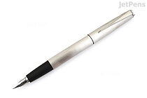 JetPens.com - LAMY Studio Fountain Pen - Brushed Stainless Steel - Medium