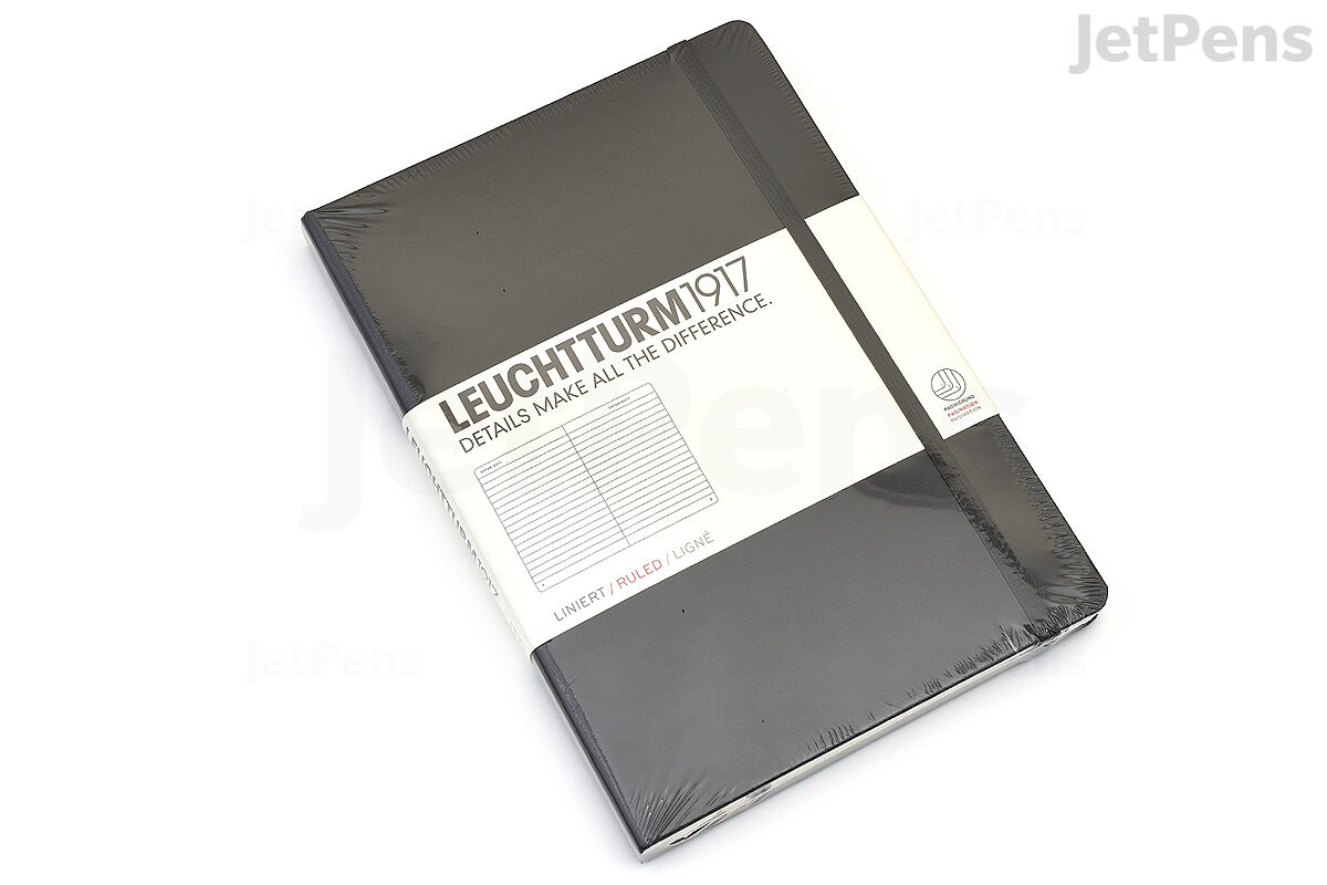 Leuchtturm1917 , Notebook, Medium A5, Hardcover, 251 Pages, Black, 1 piece
