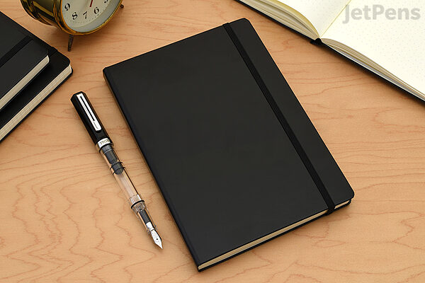 Leuchtturm1917 A5 Medium Hardcover Dotted Notebook - Black