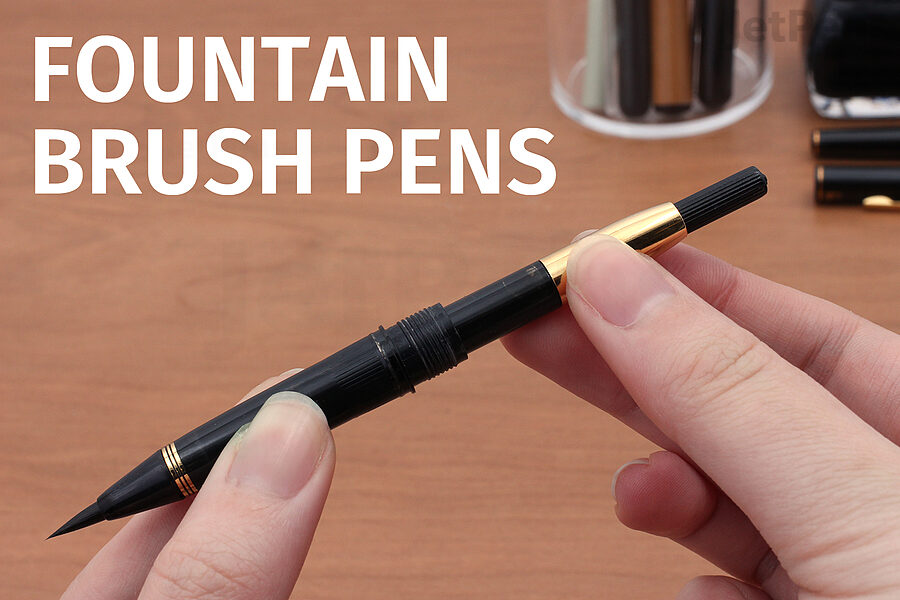 houd er rekening mee dat Cumulatief Hick Fountain Brush Pens: Brush Pens That Take Fountain Pen Ink | JetPens