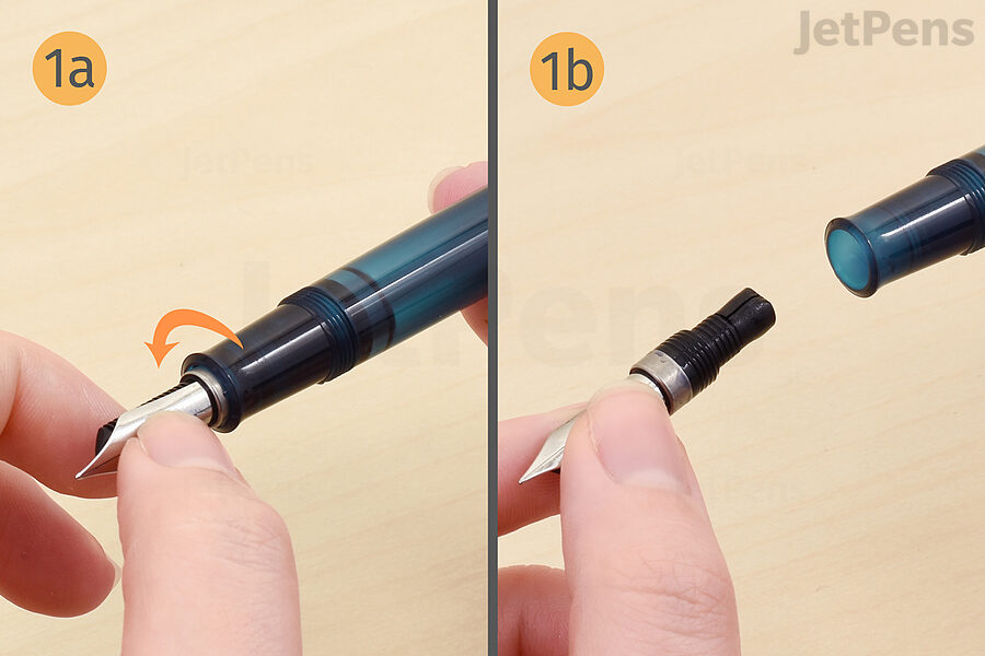 Step 1: Clean the Pen and Remove Nib