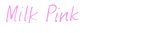 Zebra Sarasa Clip Gel Pen - Milk Pink - Over White