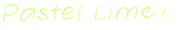 Yasutomo Y&C Gel Xtreme Gel Pen - Pastel Lime - Over White