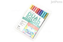 Tombow Dual Brush Pen Set, Tropical, 10PK - John Neal Books