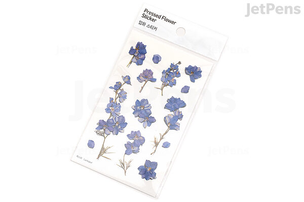 Appree Pressed Flower Sticker Larkspur