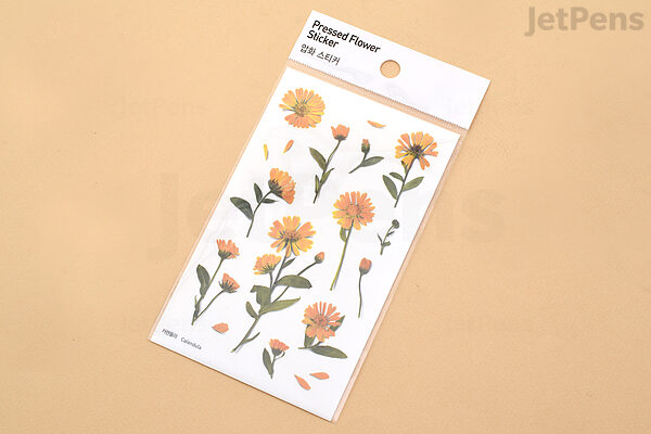 Appree Pressed Flower Stickers - Geranium - APS-009