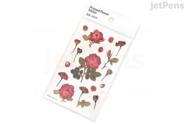 Appree Mini Rose Pressed Flower Stickers 
