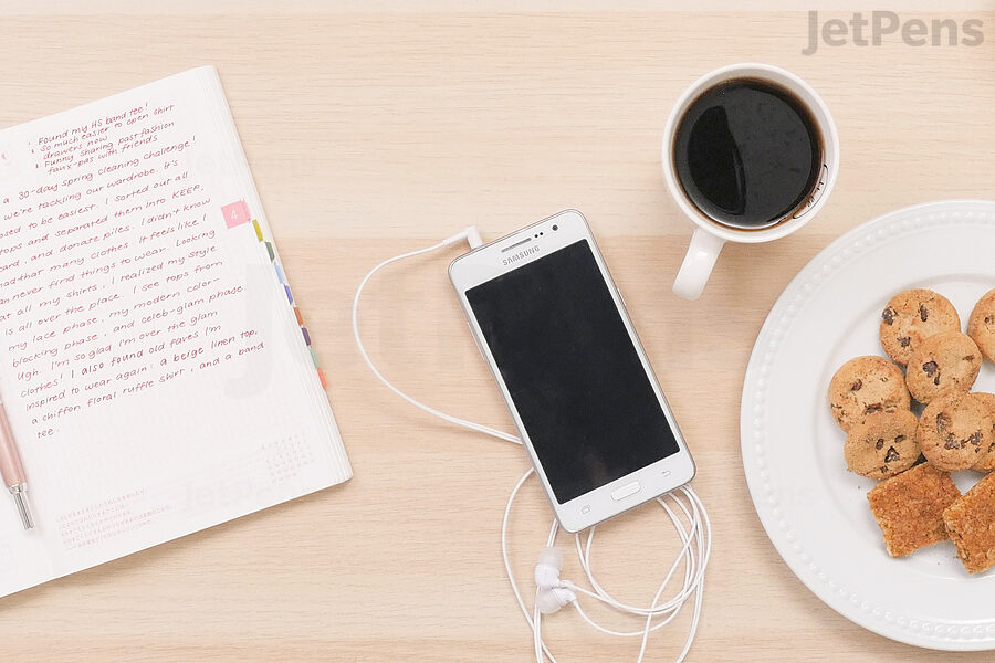 Create a routine around journaling.
