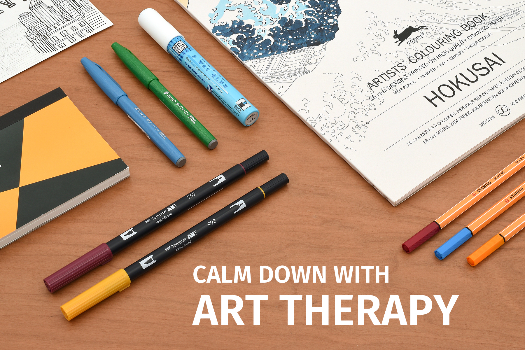 How To Calm Down With Art Therapy | Jetpens
