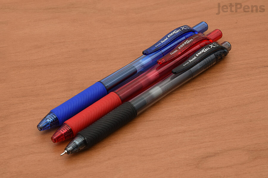 The Pentel EnerGel uses a quick-drying ink that greatly reduces smudging, an issue that left-handers struggle with often.
