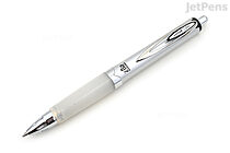Uni-ball Signo 207 Premier Retractable Gel Pen - 0.7 mm - Silver Body - Black Ink - UNI-BALL 40108